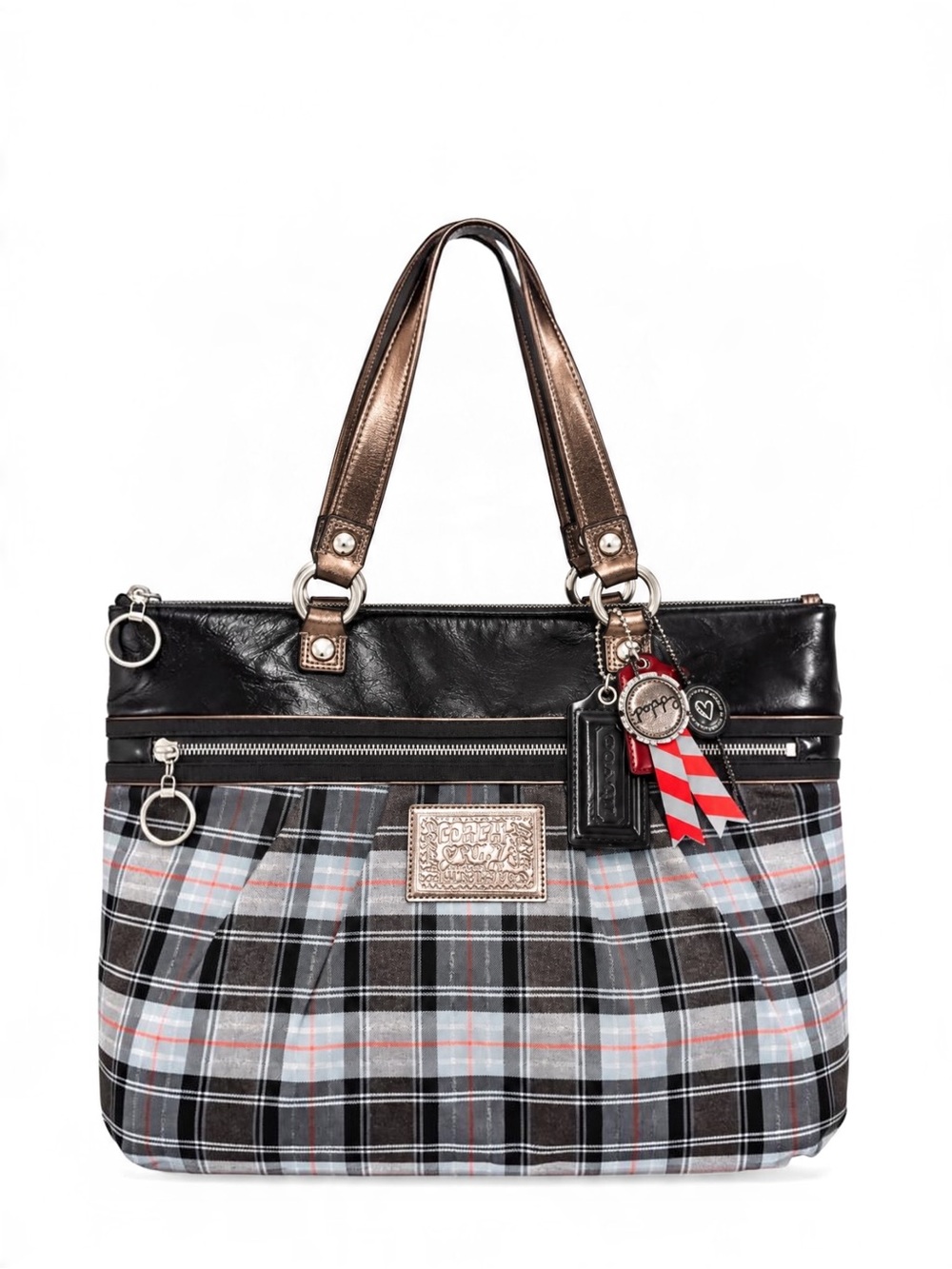 COMING SOON
Coach Poppy Limited Edition Tartan Glam Carryall Tote